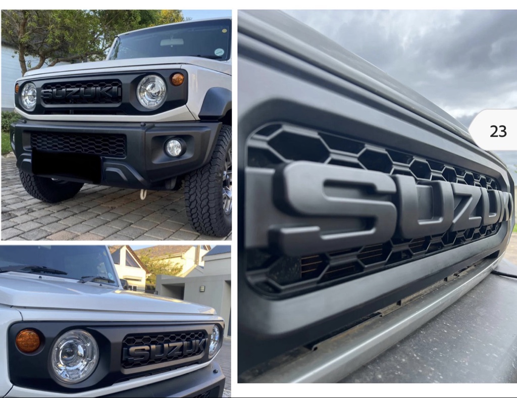 Grill Suzuki letra grande